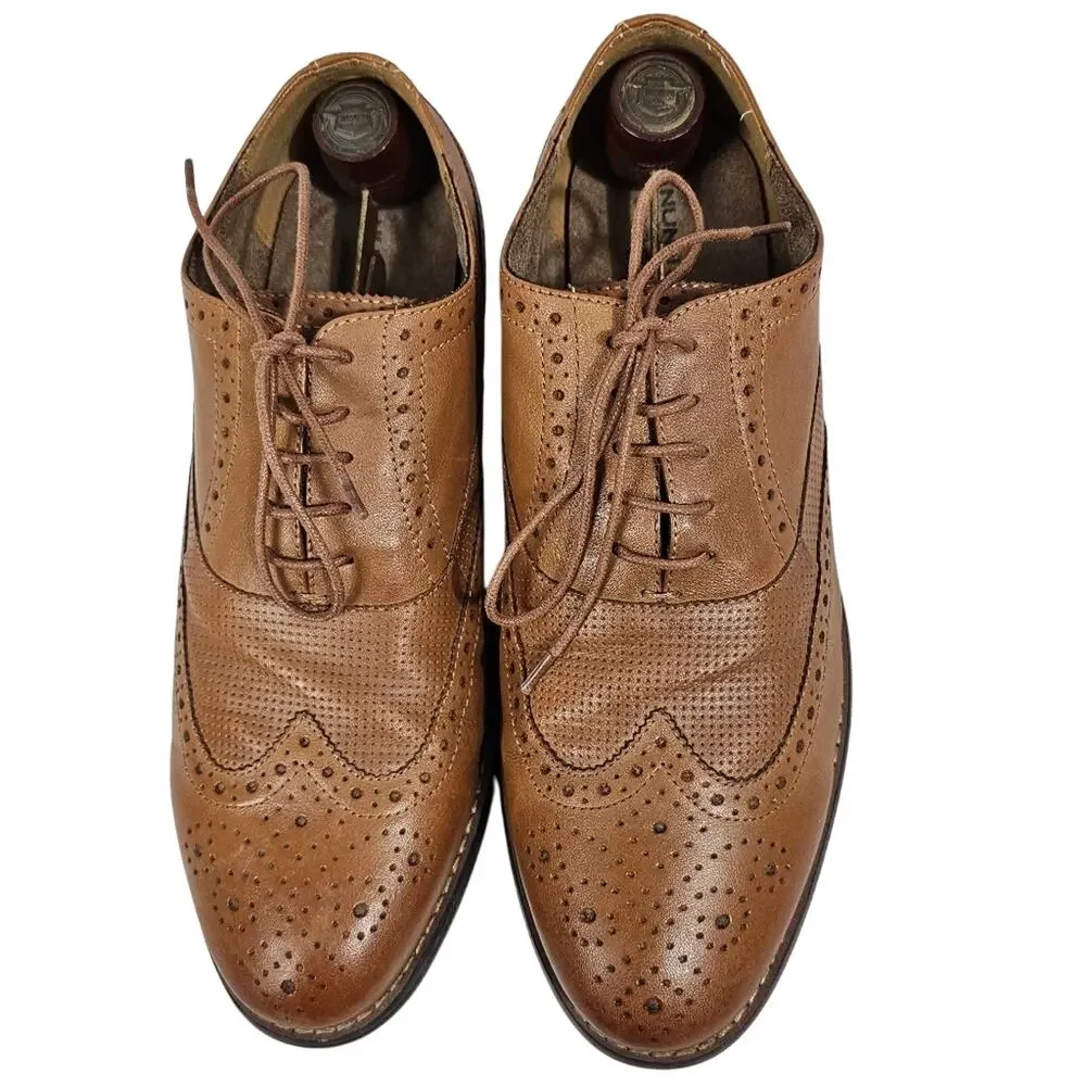 Nunn Bush Men's Maclin St. Wing Tip Brogue Oxford 84677-240 Size 10.5 M